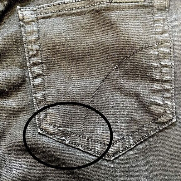 Joe’s Jeans “The Skinny” Coated Skinny Ankle Jeans Black Women’s US Size 28 - Picture 5 of 11